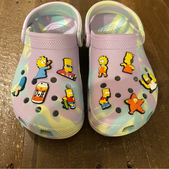 10 Piece‎ Simpsons Croc Charms Set - Picture 3 of 4